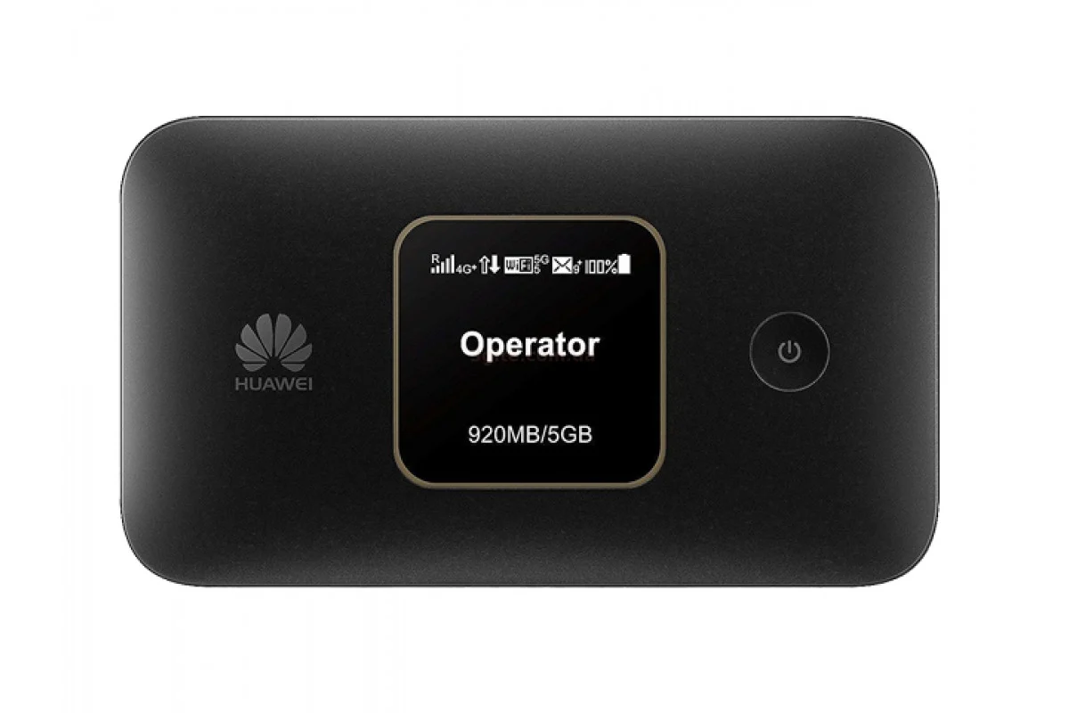Huawei E5785 portable 4G Wi-Fi router with a display