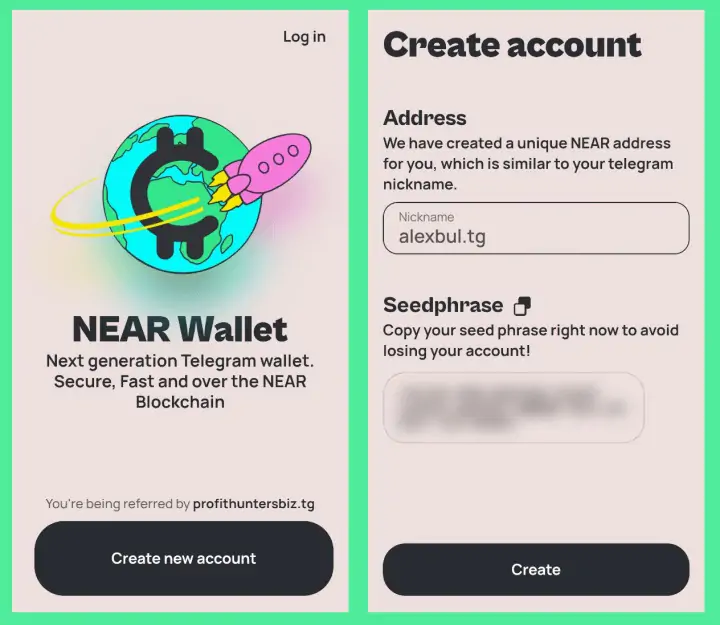 Как создать NEAR Wallet кошелек?