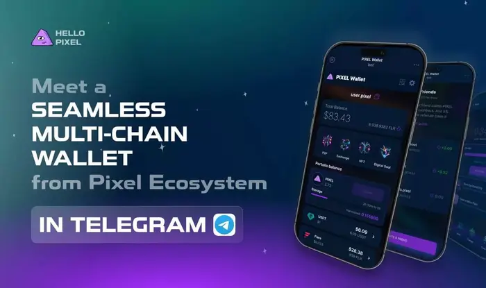 Pixel Wallet: майнинг токена PXLs в Telegram для SocialFi экосистемы