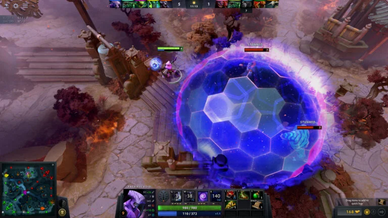 Dota 2: ігровий кадр