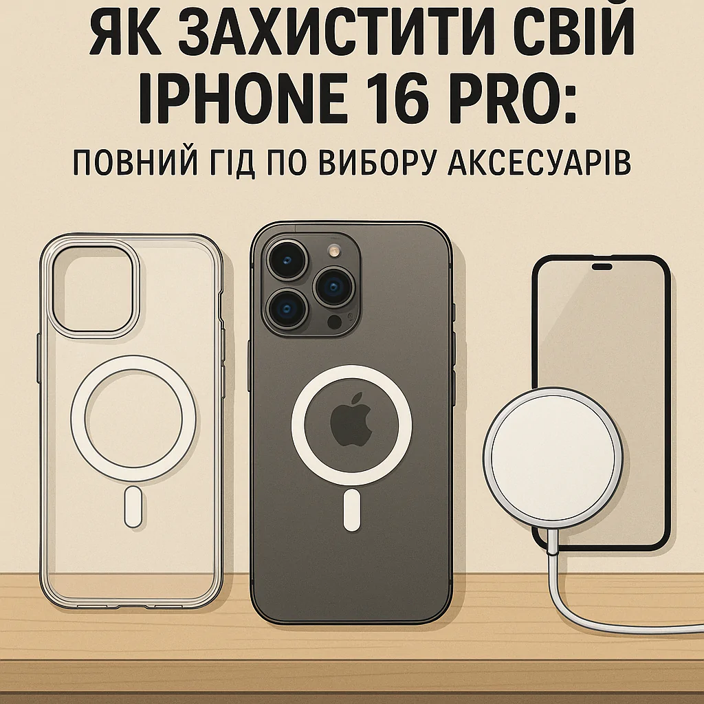 Як захистити свій iPhone 16 Pro: повний гід по вибору аксесуарів