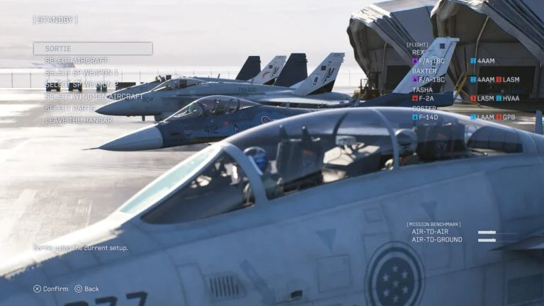 Кадр із гри Ace Combat 8: Wings of Theve