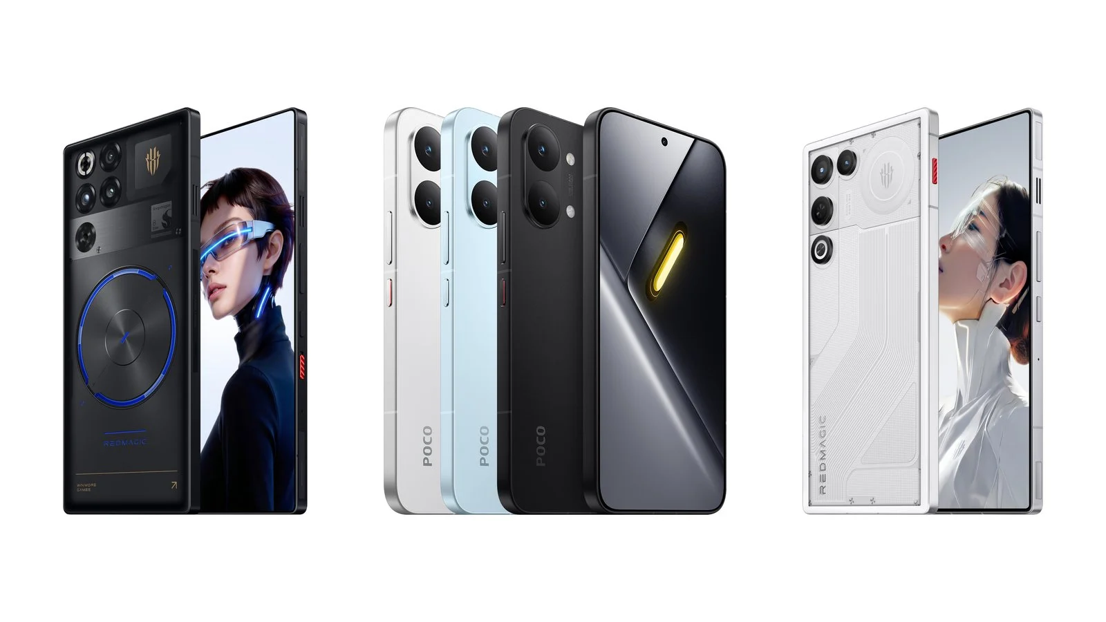 Смартфони REDMAGIC 11S Pro, POCO X8 Pro Max і REDMAGIC 11 Air