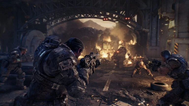Кадр із гри Gears of War: E-Day