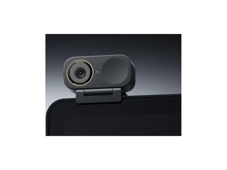 Insta360 Link 2C Pro webcam on a monitor