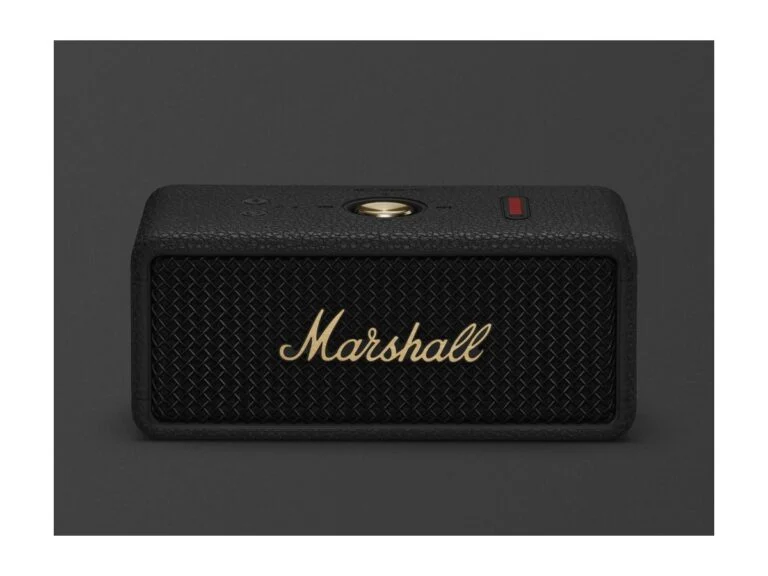 Marshall Emberton III speaker in Black and Brass
