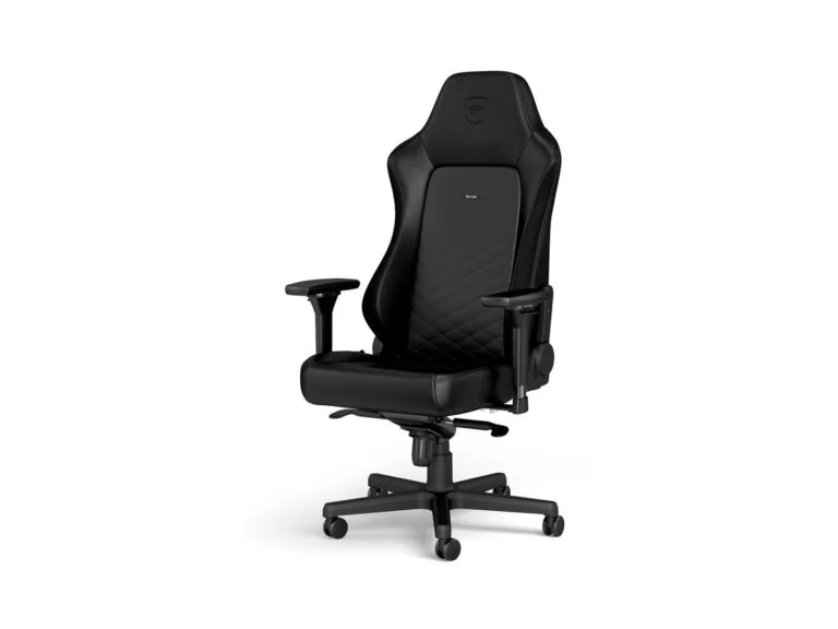 Ігрове крісло noblechairs HERO в чорній екошкірі
