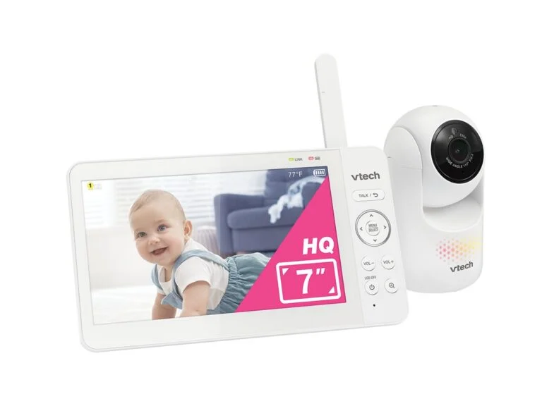 VTech Advanced HQ Max video baby monitor with a 7-inch screen