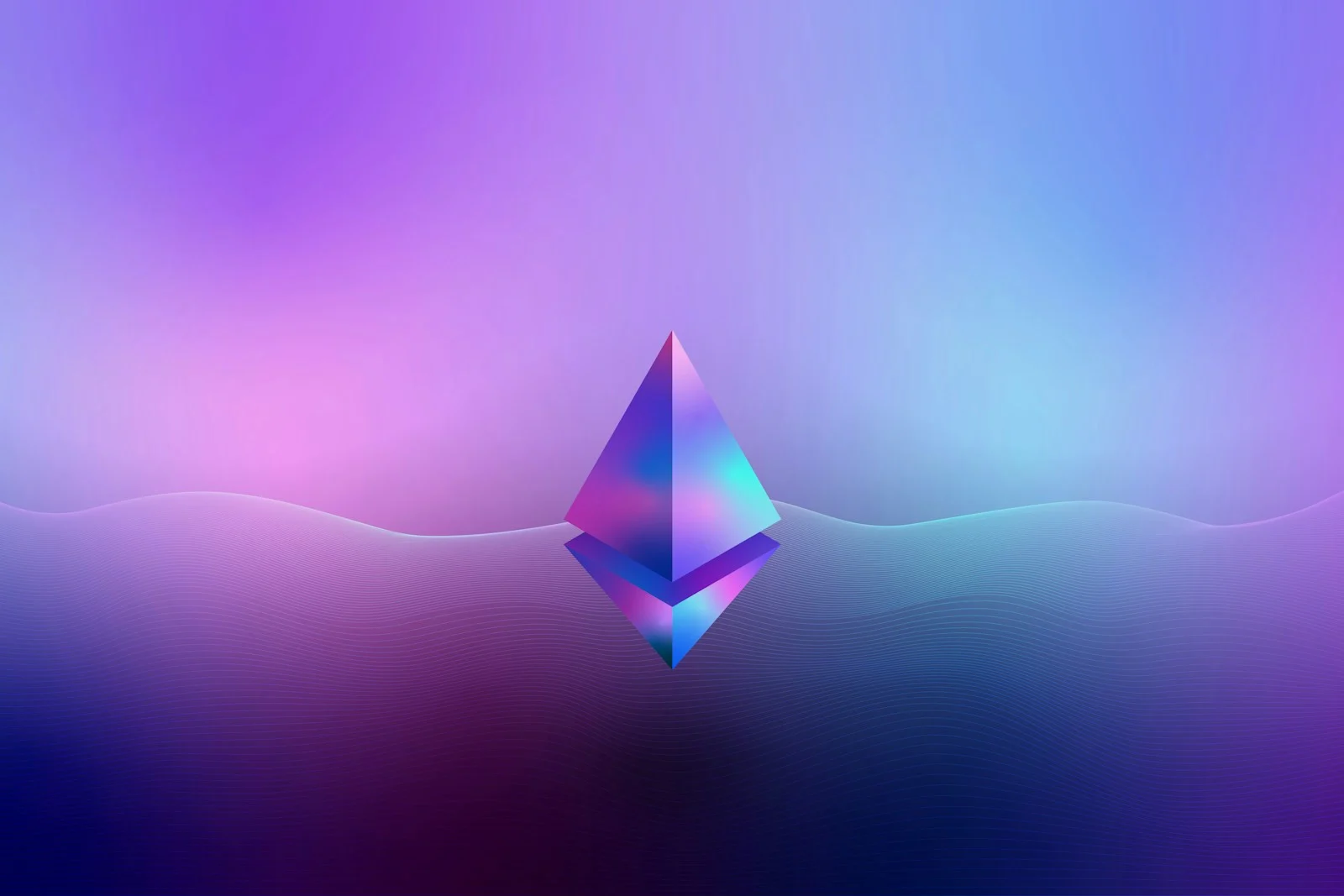 Мережа й цифрова графіка для новини про zkAPI Ethereum